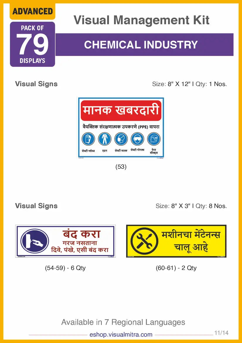 Advanced Kit - Chemical Industry Visual Management Kit