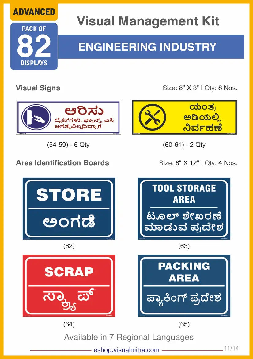Advanced Kit - Engineering Industry Visual Management Kit