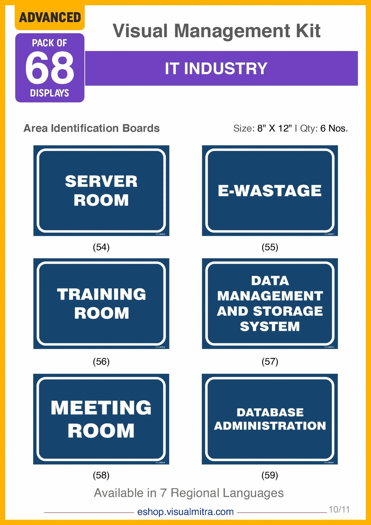 Advanced Kit - IT Industry Visual Management Kit