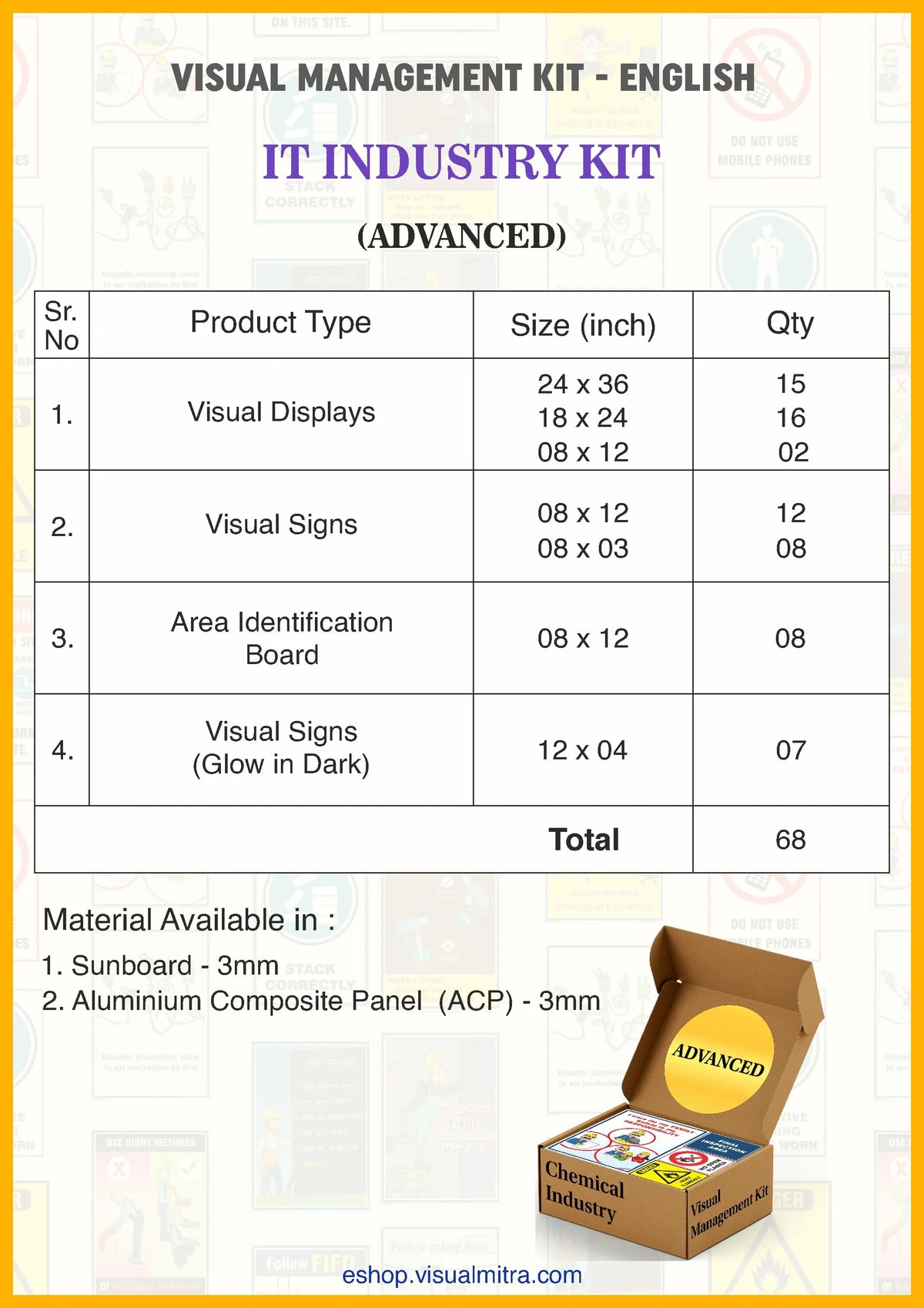 Advanced Kit - IT Industry Visual Management Kit