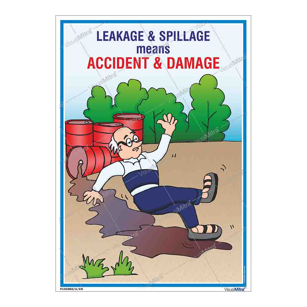 Chemical leakage accident poster