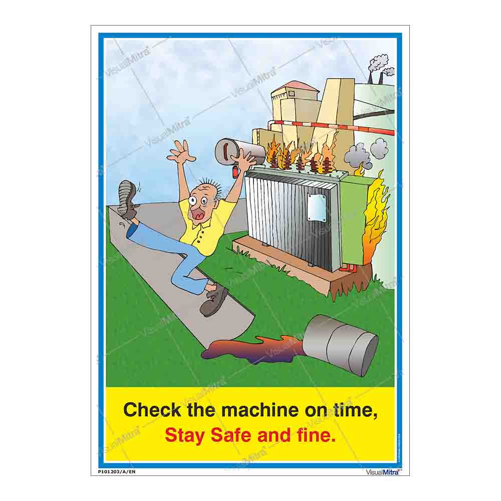 Machine Safety Awareness Poster