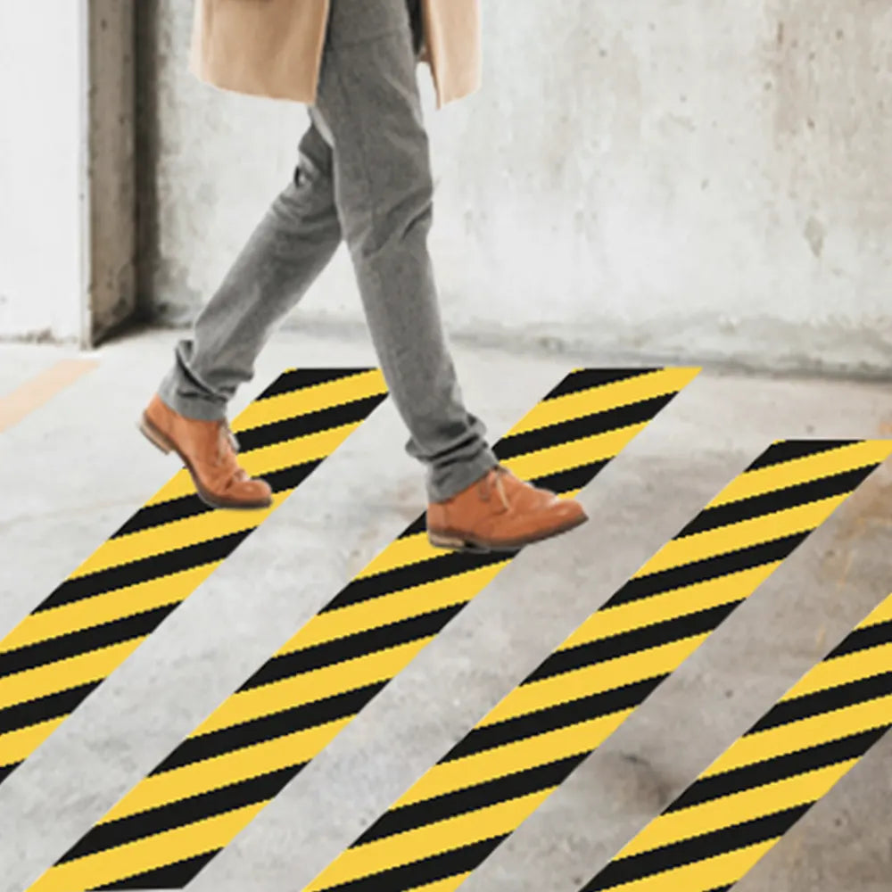 Anti Skid Black & Yellow Zebra Tape