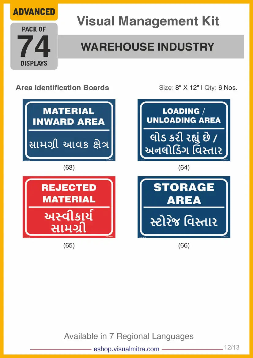 Advanced Kit - Warehouse Industry Visual Management Kit