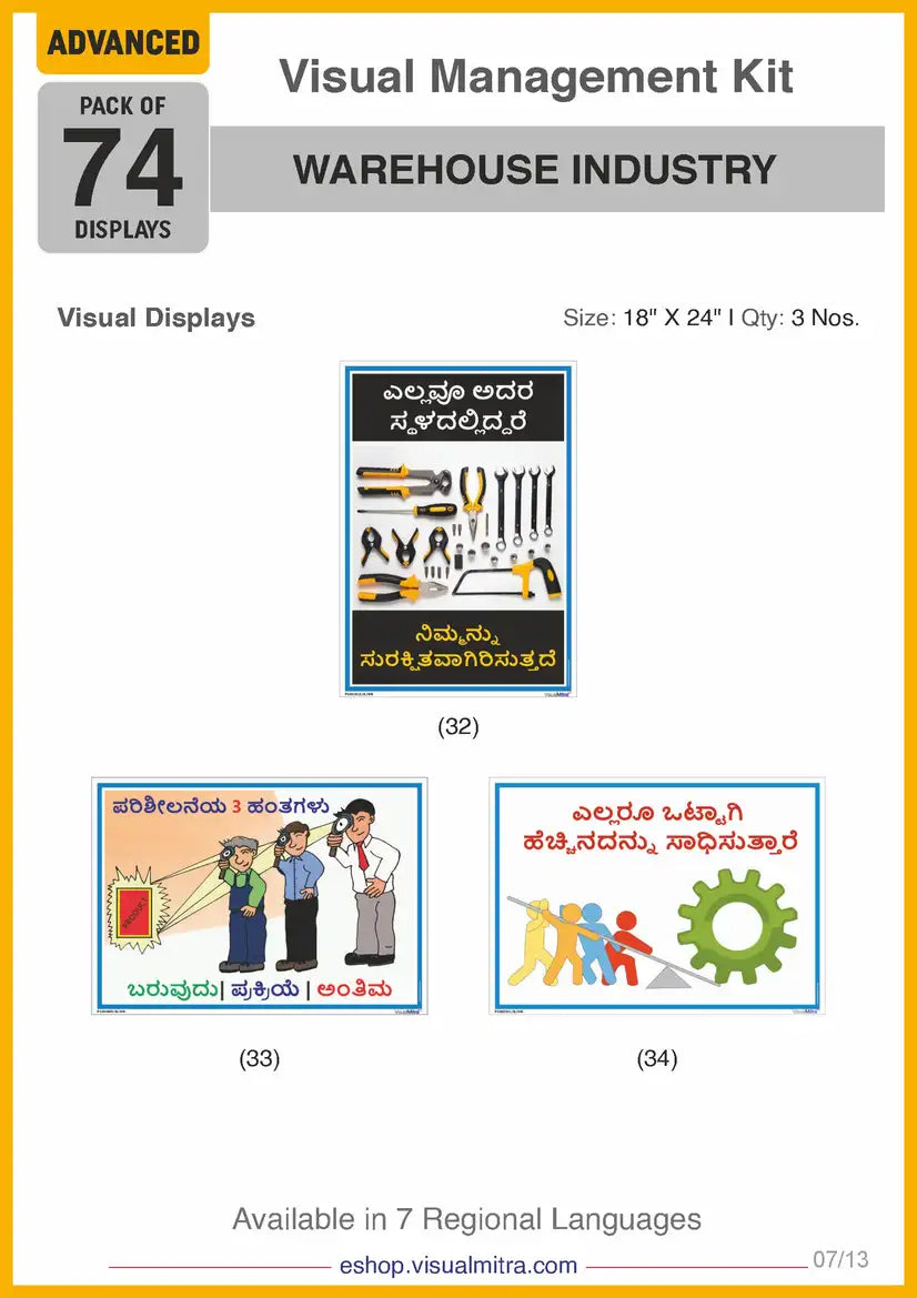 Advanced Kit - Warehouse Industry Visual Management Kit