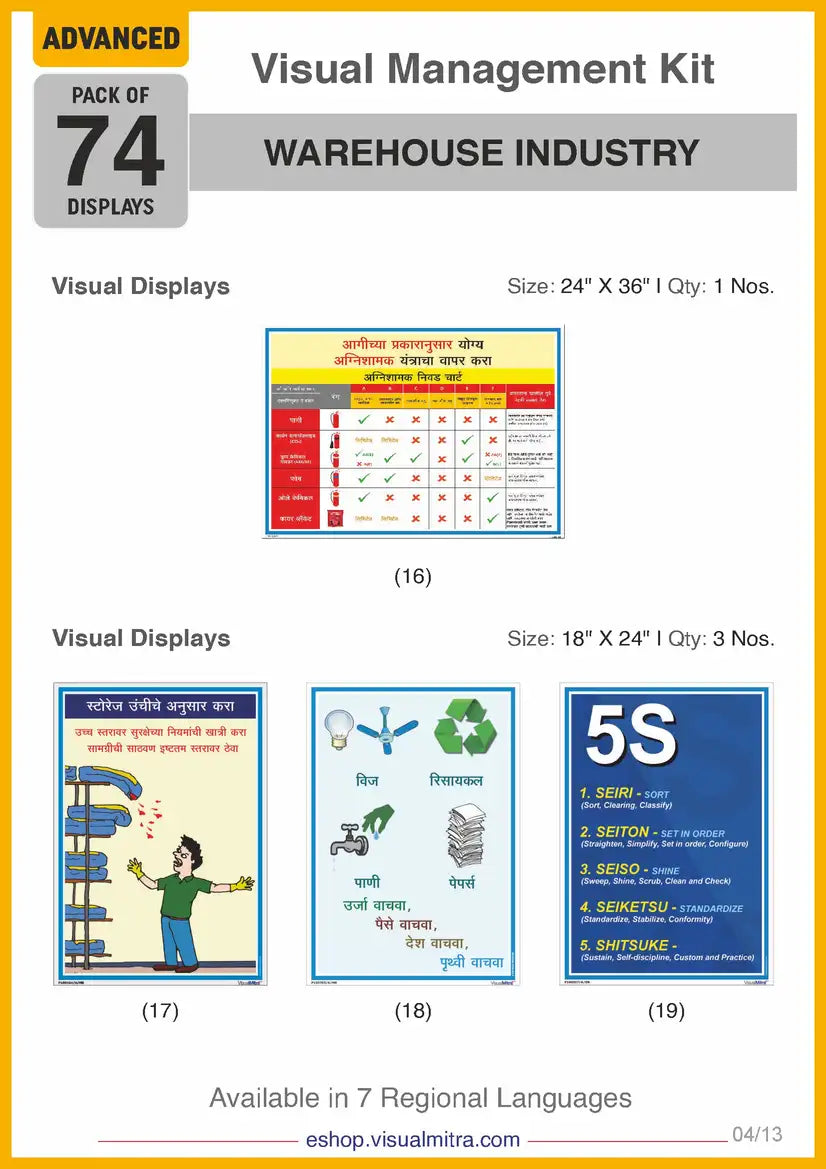 Advanced Kit - Warehouse Industry Visual Management Kit