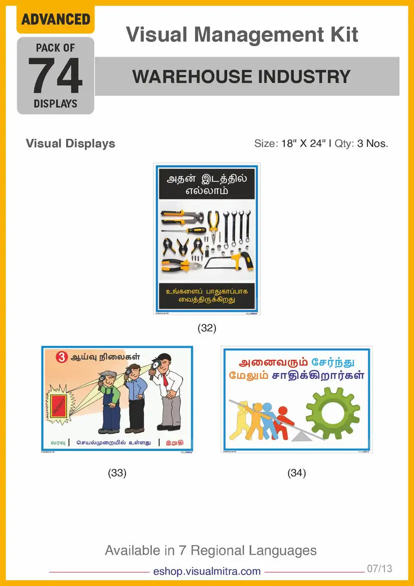 Advanced Kit - Warehouse Industry Visual Management Kit