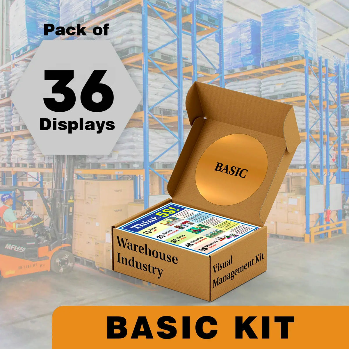 Basic Kit - Warehouse Industry Visual Management Kit