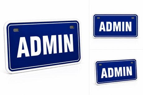 Powder Coated Name Plate with  Sticker.