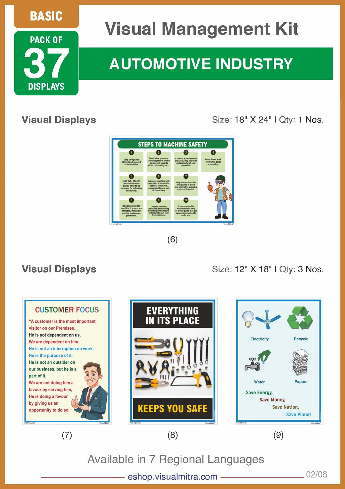 Basic Kit - Automotive Industry Visual Management Kit