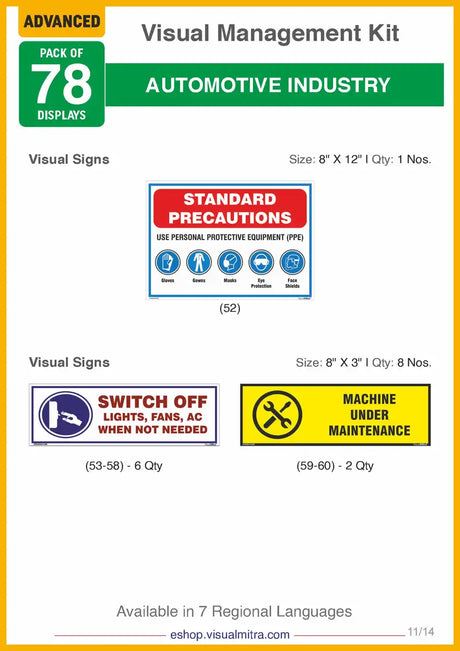 Advanced Kit - Automotive Industry Visual Management Kit
