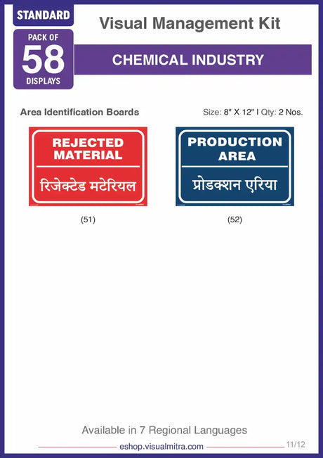 Standard Kit - Chemical Industry Visual Management Kit
