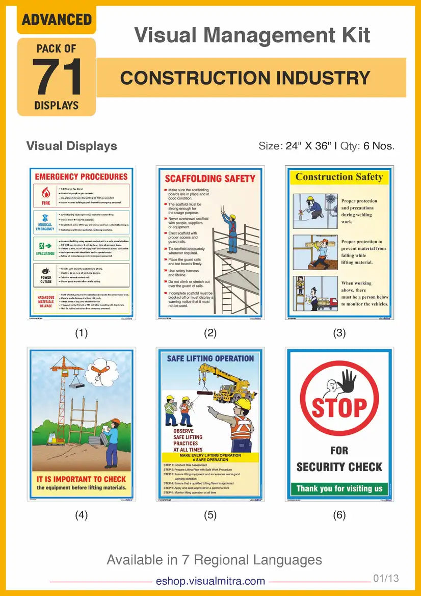 Advanced Kit - Construction  Industry Visual Management Kit