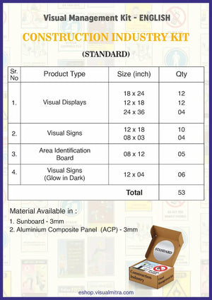 Standard Kit - Construction Industry Visual Management Kit