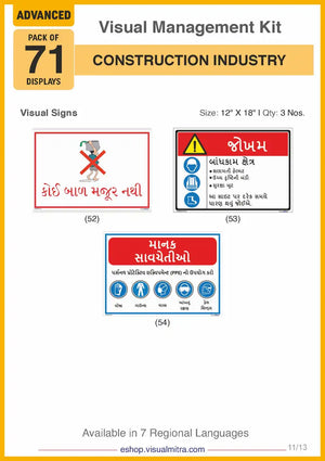 Advanced Kit - Construction  Industry Visual Management Kit