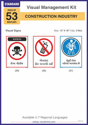 Standard Kit - Construction Industry Visual Management Kit