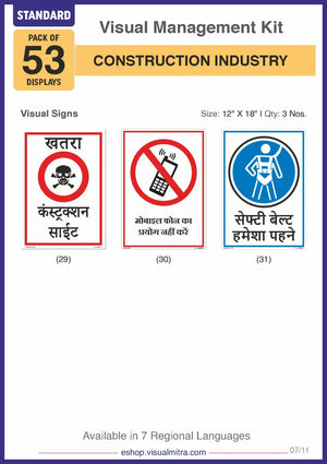 Standard Kit - Construction Industry Visual Management Kit