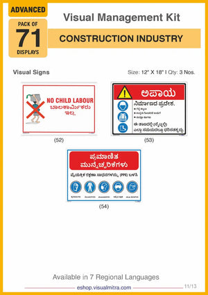 Advanced Kit - Construction  Industry Visual Management Kit