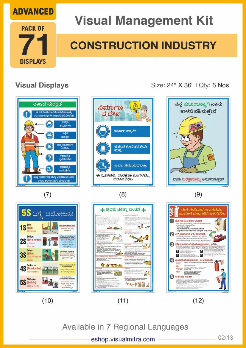 Advanced Kit - Construction  Industry Visual Management Kit