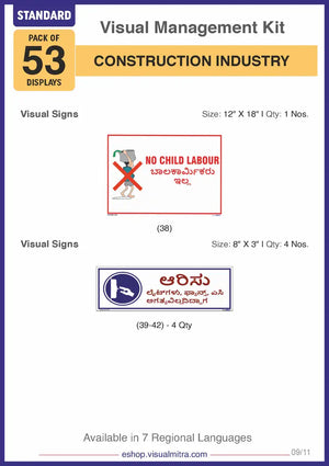 Standard Kit - Construction Industry Visual Management Kit