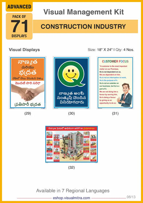 Advanced Kit - Construction  Industry Visual Management Kit