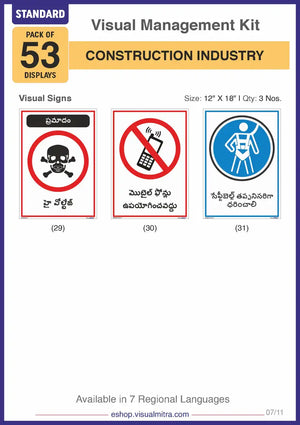 Standard Kit - Construction Industry Visual Management Kit