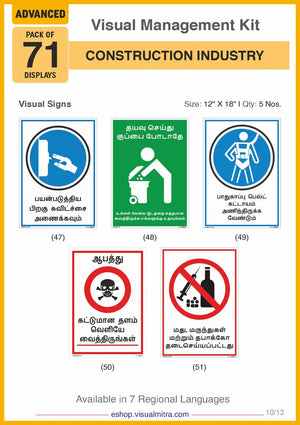 Advanced Kit - Construction  Industry Visual Management Kit