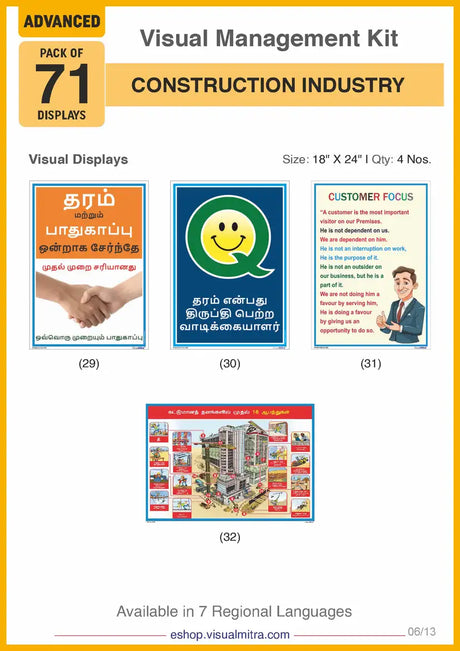 Advanced Kit - Construction  Industry Visual Management Kit