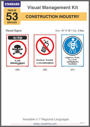 Standard Kit - Construction Industry Visual Management Kit