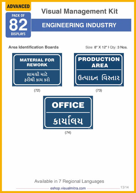Advanced Kit - Engineering  Industry Visual Management Kit