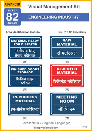 Advanced Kit - Engineering  Industry Visual Management Kit