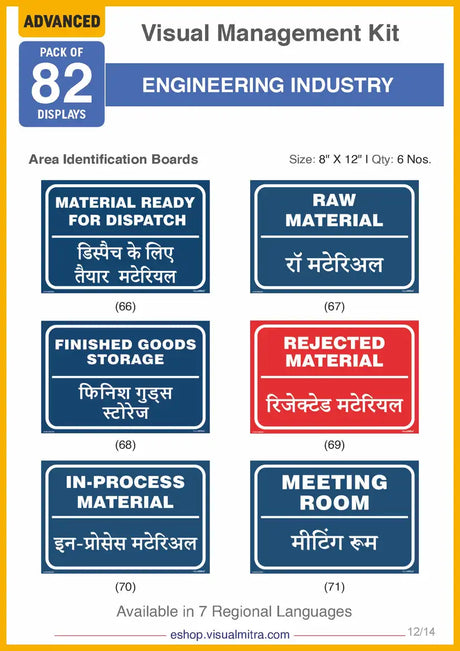 Advanced Kit - Engineering  Industry Visual Management Kit