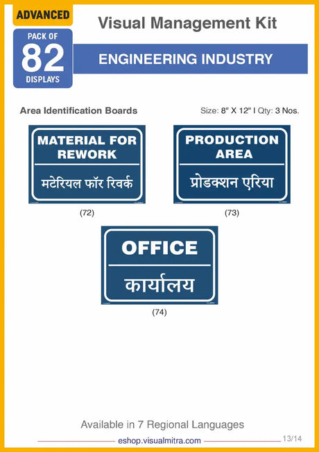 Advanced Kit - Engineering  Industry Visual Management Kit