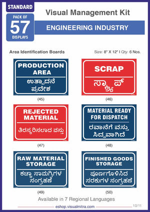 Standard Kit - Engineering Industry Visual Management Kit