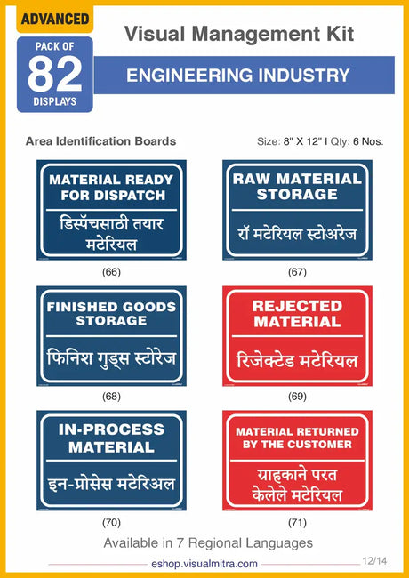 Advanced Kit - Engineering  Industry Visual Management Kit