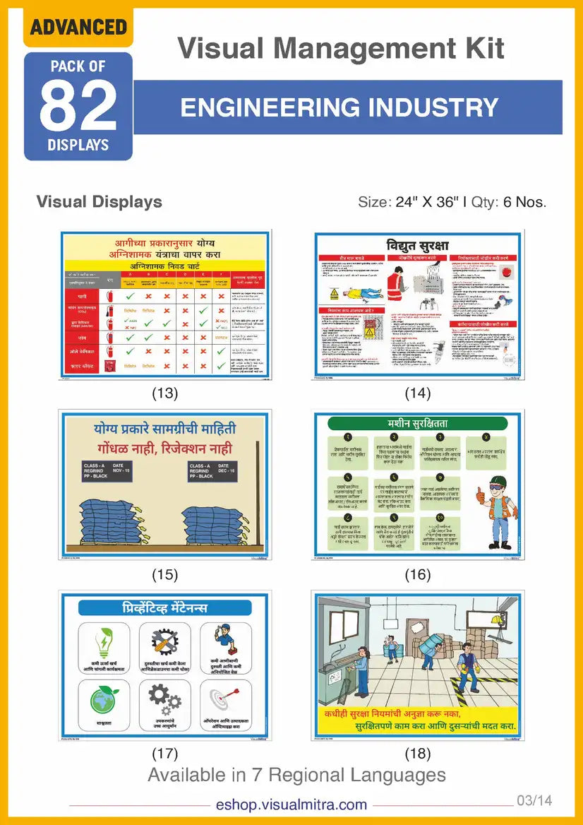 Advanced Kit - Engineering  Industry Visual Management Kit