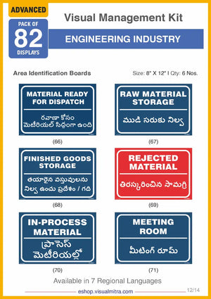 Advanced Kit - Engineering  Industry Visual Management Kit