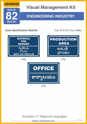 Advanced Kit - Engineering  Industry Visual Management Kit