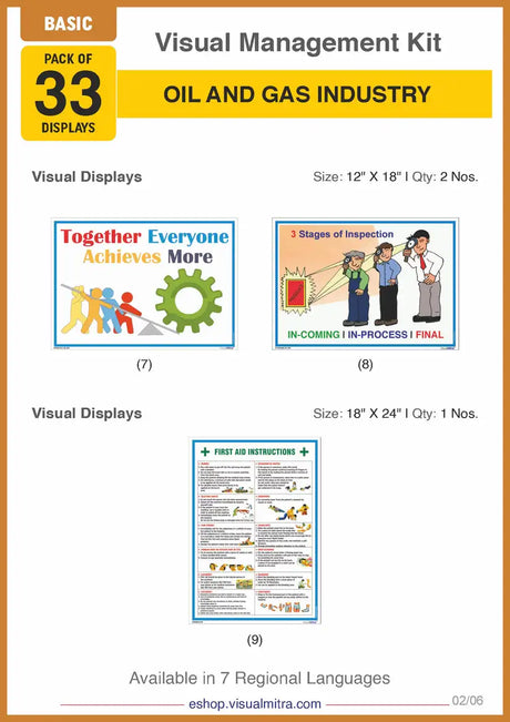 Basic Kit - Oil & Gas Industry Visual Management Kit