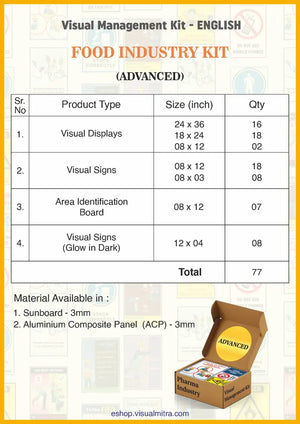 Advanced Kit - Food Industry Visual Management Kit