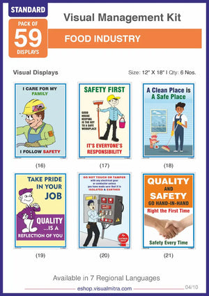 Standard Kit- Food Industry Visual Management Kit