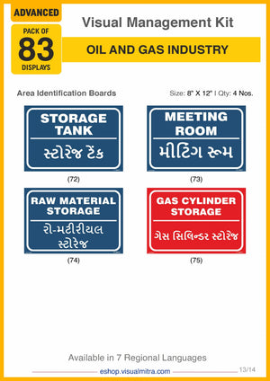 Advanced Kit - Oil & Gas Industry Visual Management Kit