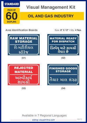 Standard Kit - Oil & Gas Industry Visual Management Kit
