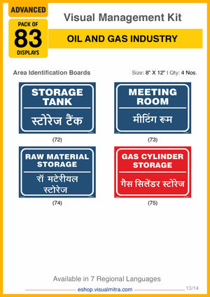 Advanced Kit - Oil & Gas Industry Visual Management Kit