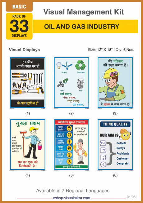 Basic Kit - Oil & Gas Industry Visual Management Kit