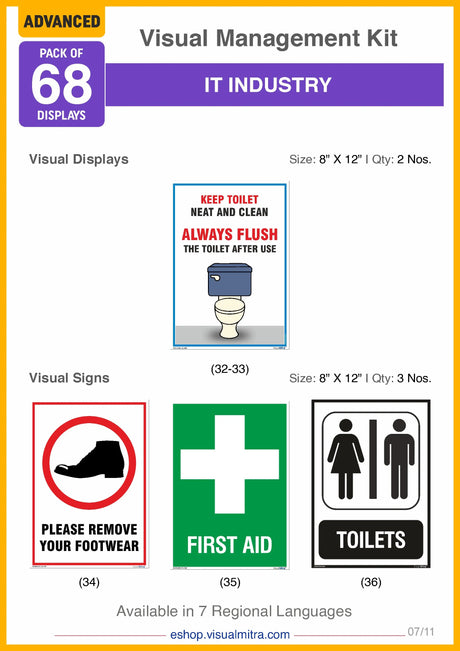 Advanced Kit - IT Industry  Visual Management Kit