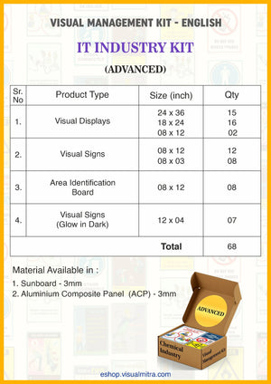 Advanced Kit - IT Industry  Visual Management Kit