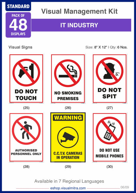 Standard Kit- IT Industry Visual Management Kit