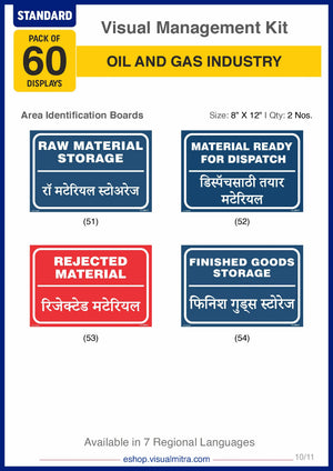 Standard Kit - Oil & Gas Industry Visual Management Kit