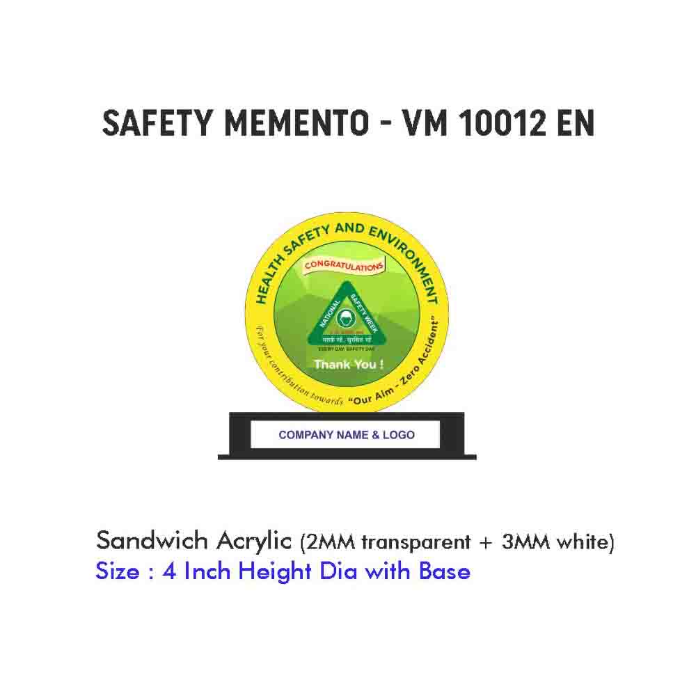 National Safety Week Small Trophy